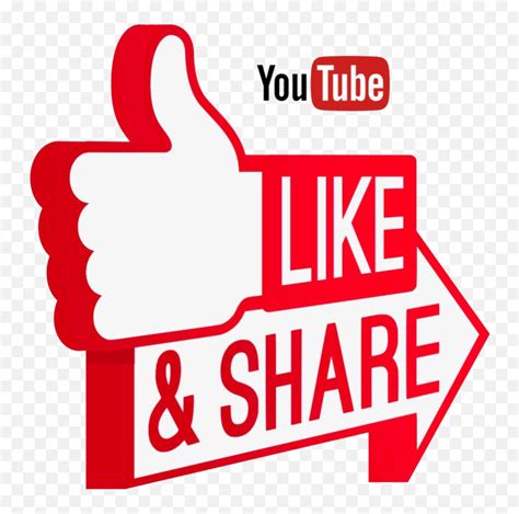 Like Share Subscribe Button Png Transparent Images All Like Share