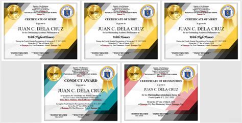Deped cert of recognition template : Sample Certificate Designs - The Deped Teachers Club