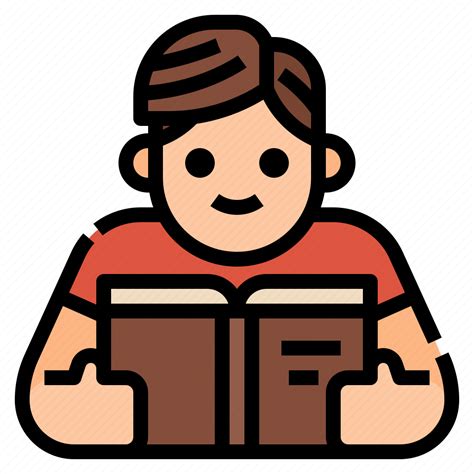 Read Reading Book Student Education Icon Download On Iconfinder