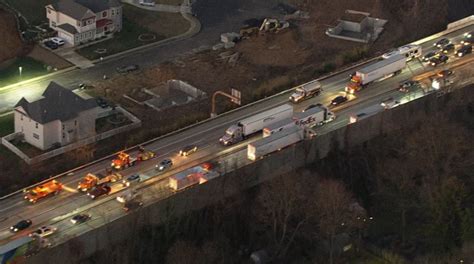 Crash Leaves Debris On Pennsylvania Turnpike Traffic Backs Up Nbc10