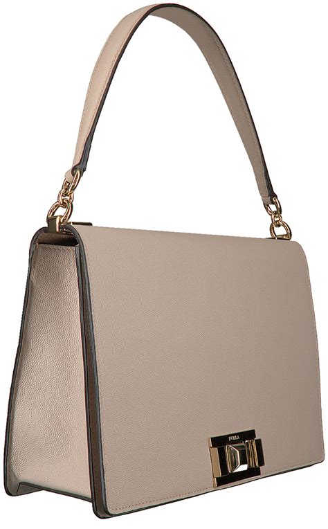 Beige Furla Schoudertas Furla Mimi M Shoulder Bag Omoda