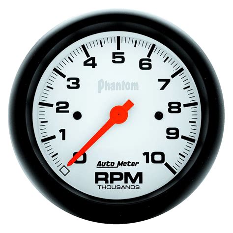 Auto Meter® 5897 Phantom Series 3 38 In Dash Tachometer Gauge 0