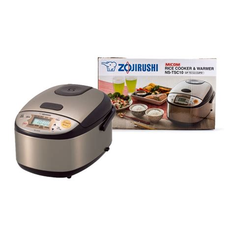 Get Zojirushi Micom Rice Cooker And Warmer 5 5 Cups Stainless Brown
