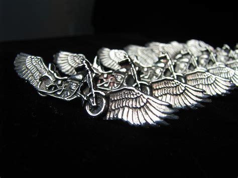 Biker Wings Pin In Sterling Silver Jewelry By J C Hyler