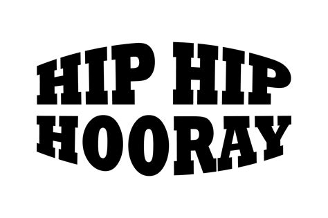 hip hip hooray graphic by jennifer art · creative fabrica