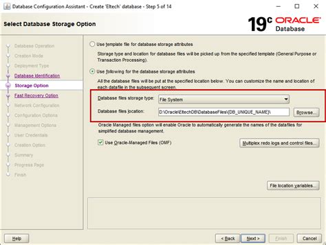 Creating Databases In Oracle 19c Using The Database Configuration Assistant