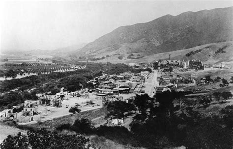 A View Over The Back Lot At Universal City Studios In 1921 Built On