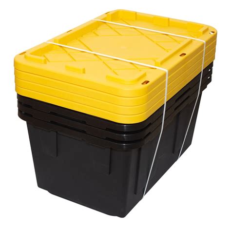 By Greenmade Professional Storage Tote With Handles Snap Lid 27 Gallon 30 1 10 X 20 1 4 X 14