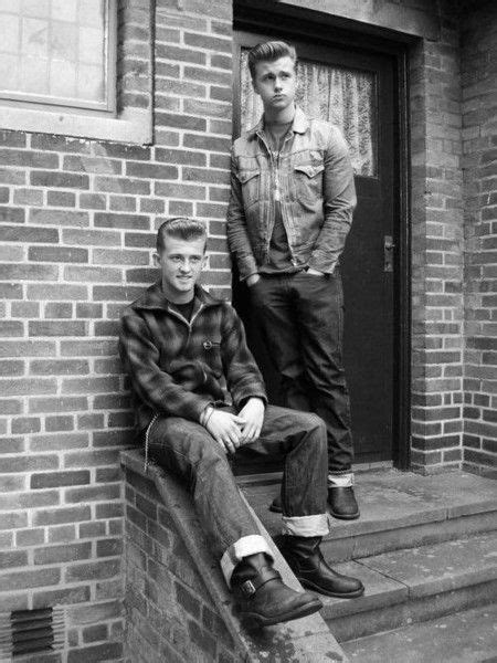 Rockabilly Fashiongrande1950s Young Mens Fashion Vintage Mens