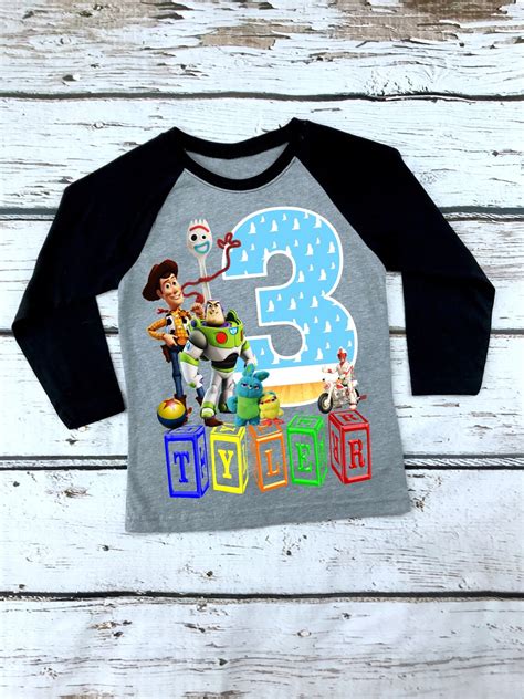 Toy Story Birthday Shirt Toy Story Shirt For Boys And Girls Etsy
