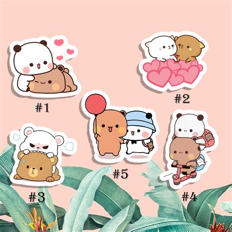 Bao Gồm 20 Loại Ngộ Nghĩnh Cute Love Bubu Dudu Stickers Làm Bạn điên đảo
