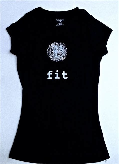 Womens Fitted T Shirt With B Fit Logo Etsy Shirts Cool Shirts Women