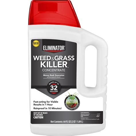 Eliminator Weed And Grass Killer Concentrate Herbicide 64 Oz