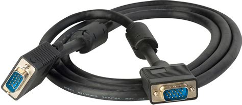 If your monitor accepts two or more cables types (e.g. TecNec VGA Male to Male Cable 6ft