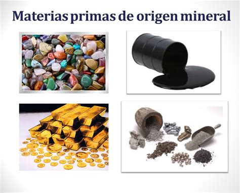 Exemplos De Materias Primas EDULEARN