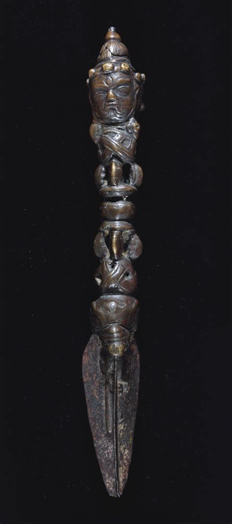 1057 A Bronze Phurba Tibet Circa 16th Century