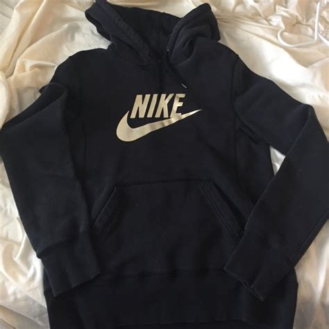 Shop black nike hoodies at dick's sporting goods. Nike Other | Black And Gold Womens Nike Hoodie | Poshmark