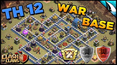 Th 12 War Base Be Prepared For Cwl Clash Of Clans