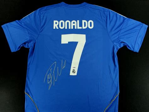 Cristiano Ronaldo Signed Real Madrid Jersey Psa Pristine Auction