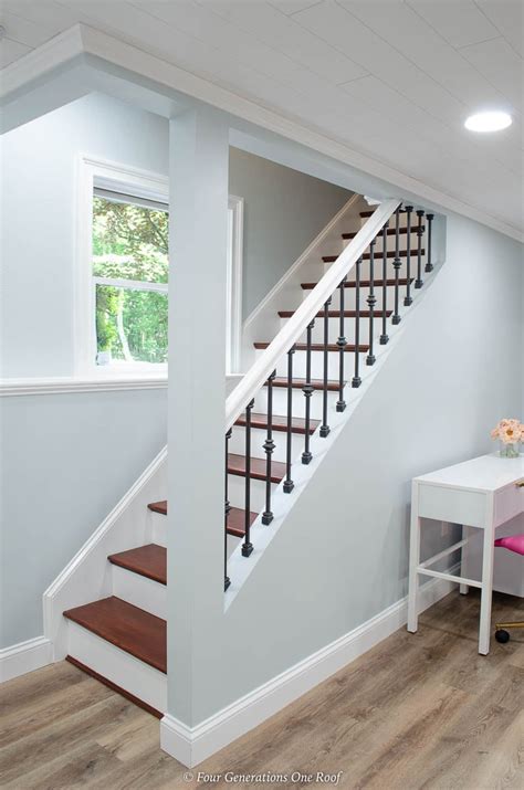 Our Basement Stair Ideas Makeover Four Generations One Roof