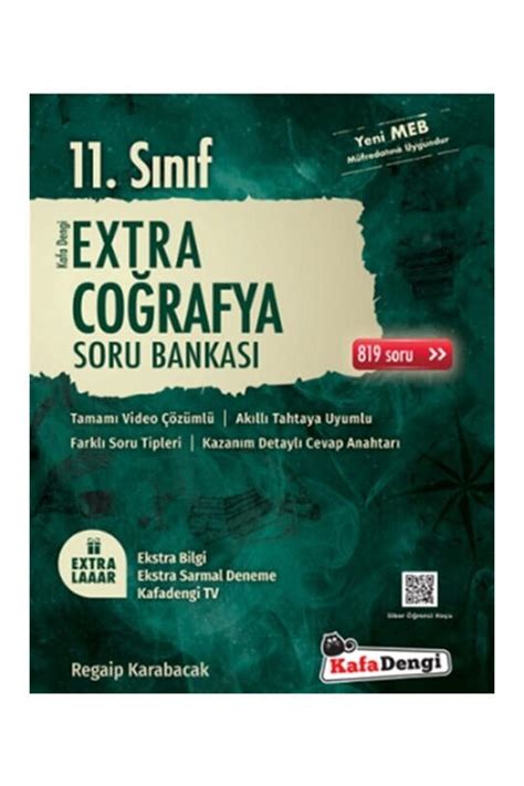 11 Sınıf Coğrafya Extra Soru Bankası Kafa Dengi Yayınları