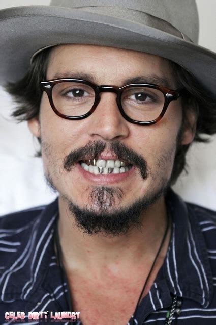 Johnny Depp Refuses To Brush His Teeth Photo Celeb