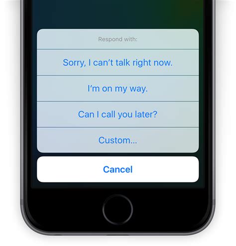 Guide Respond To Calls Quickly Ios 9 Tapsmart