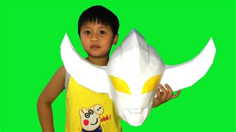 Ultraman Papercraft How To Make Ultra Orb Burnmite Mask 3d Youtube