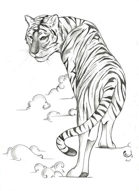 Tiger Drawing Easy At Getdrawings Free Download