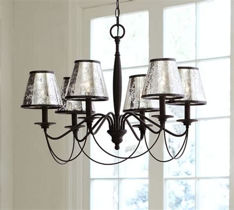 Shop worry free with 30 day returns only at 2modern® Antique Mercury Glass Chandelier Shade, Set of 3 | Pottery ...