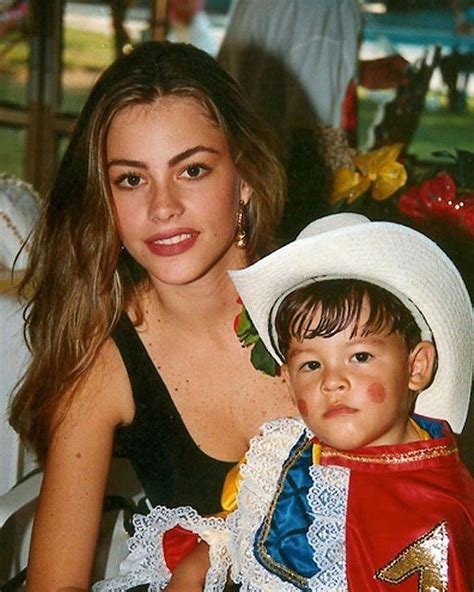 Nostalgia On Instagram 19 Years Old Sofia Vergara With Her Son Manolo