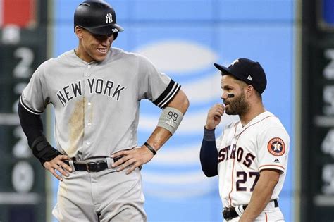 Yankees Aaron Judge Deletes Ig Congratulating Astros Jose Altuve On