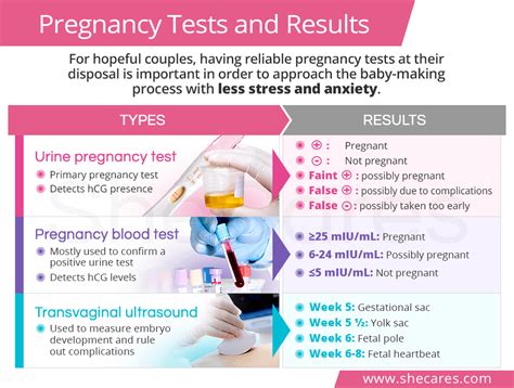 Pregnancy Tests And Results Shecares