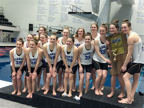 Carmel High School Girls Swim Team Wins 35th Consecutive State Title