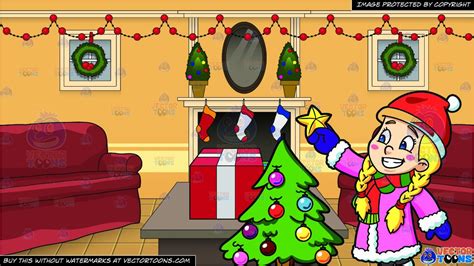 Bouncy the basketball, roller the bowling ball, pixie (the mouse and wolf) xekura francis (that is suppose to be grey, not black) man. Clipart christmas living room, Clipart christmas living ...