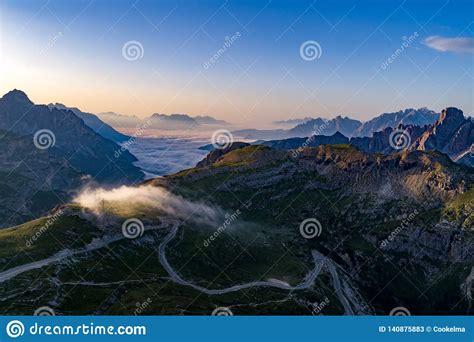 National Nature Park Tre Cime In The Dolomites Alps Beautiful Nature