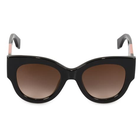 Fendi Fendi Ff0264s 0807 Black Cat Eye Sunglasses