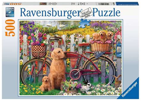 Ravensburger Jigsaw Puzzle Cute Dogs In The Garden Board Game At