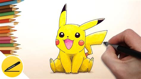 How To Draw Pikachu Step By Step Pokemon Go Youtube
