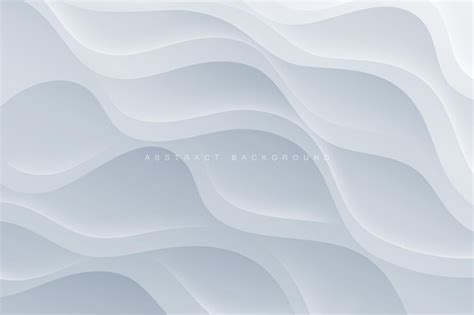 Premium Vector Realistic Gray Gradation 3d Wave Abstract Background