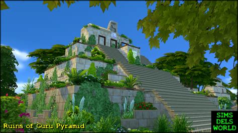 Simsdelsworld The Sims 4 Lost World Guru Ruins