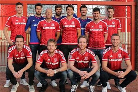 Middlesbrough Fc Players Pose Topless For Charity Calendar In Support