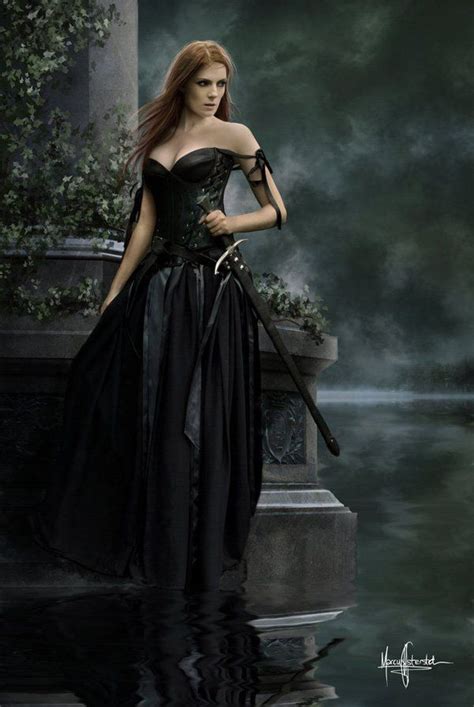 Gothic Digital Art By Marcus Cuded Style Warrior Woman Gothic Fashion