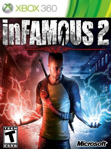Infamous 2 Xbox 360 Cover By Ruthlessguide1468 On Deviantart
