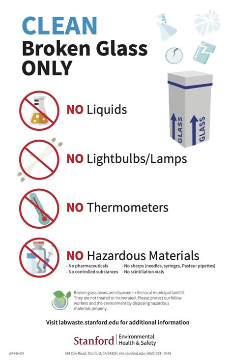 How To Dispose Of Broken Glass In A Lab