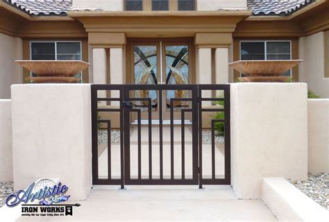 Wrought Iron Courtyard Entry Gate Courtyard Entry Front Courtyard