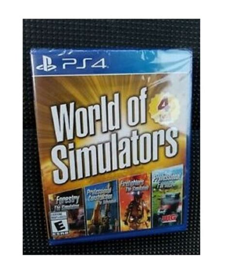 World Of Simulators Ps4 4 Full Games Firefighter Excellent Free