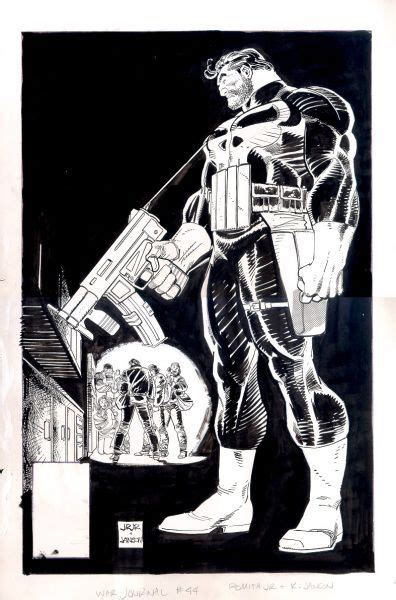 The Punisher By John Romita Jr Comic Book Artwork Comics Artwork