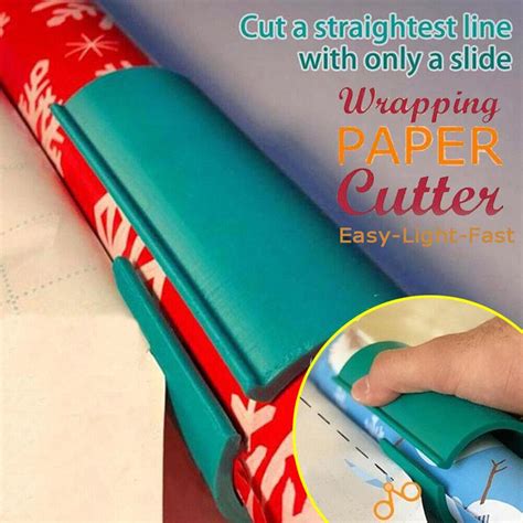 Sliding Wrapping Paper Cutter Christmas Cutting Tools Gift Wrapping