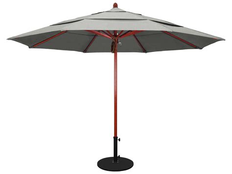 California Umbrella Sierra Series 11 Foot Octagon Market Wood Umbrella